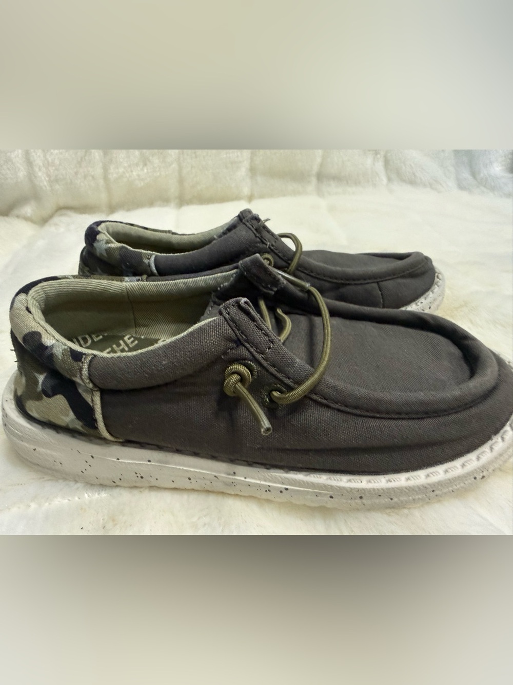 Hey Dude Camo Toddler Star Slip On T 11
